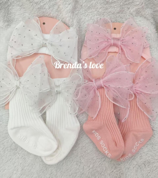 Ensemble Chaussettes et Bandeau Bébé